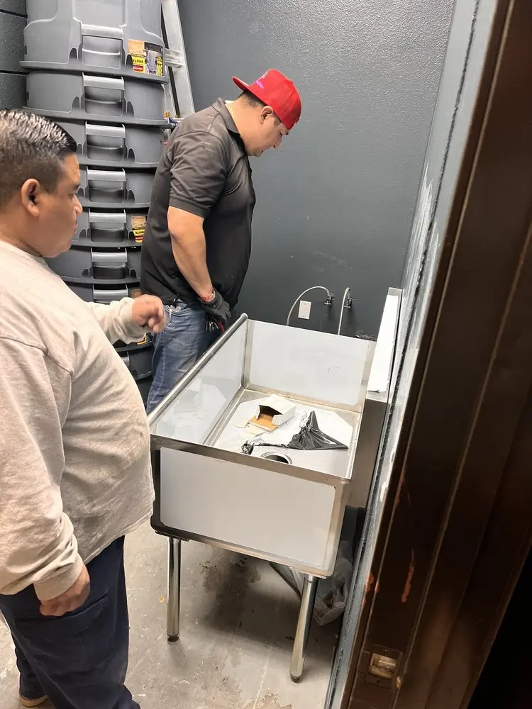 Commercial plumbing and sink installation in Artesia Pilar
